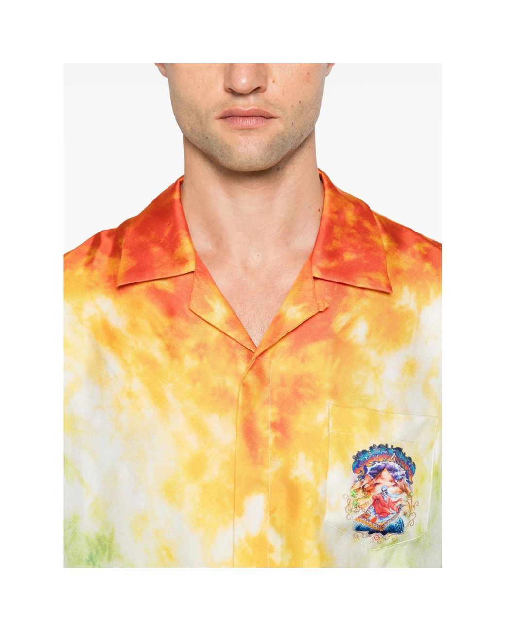 Casablanca White Shirt Evean Silk for men