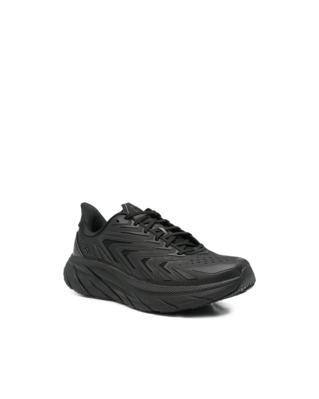 Hoka One One Black Hoka Polyamide Rubber Shoes for men