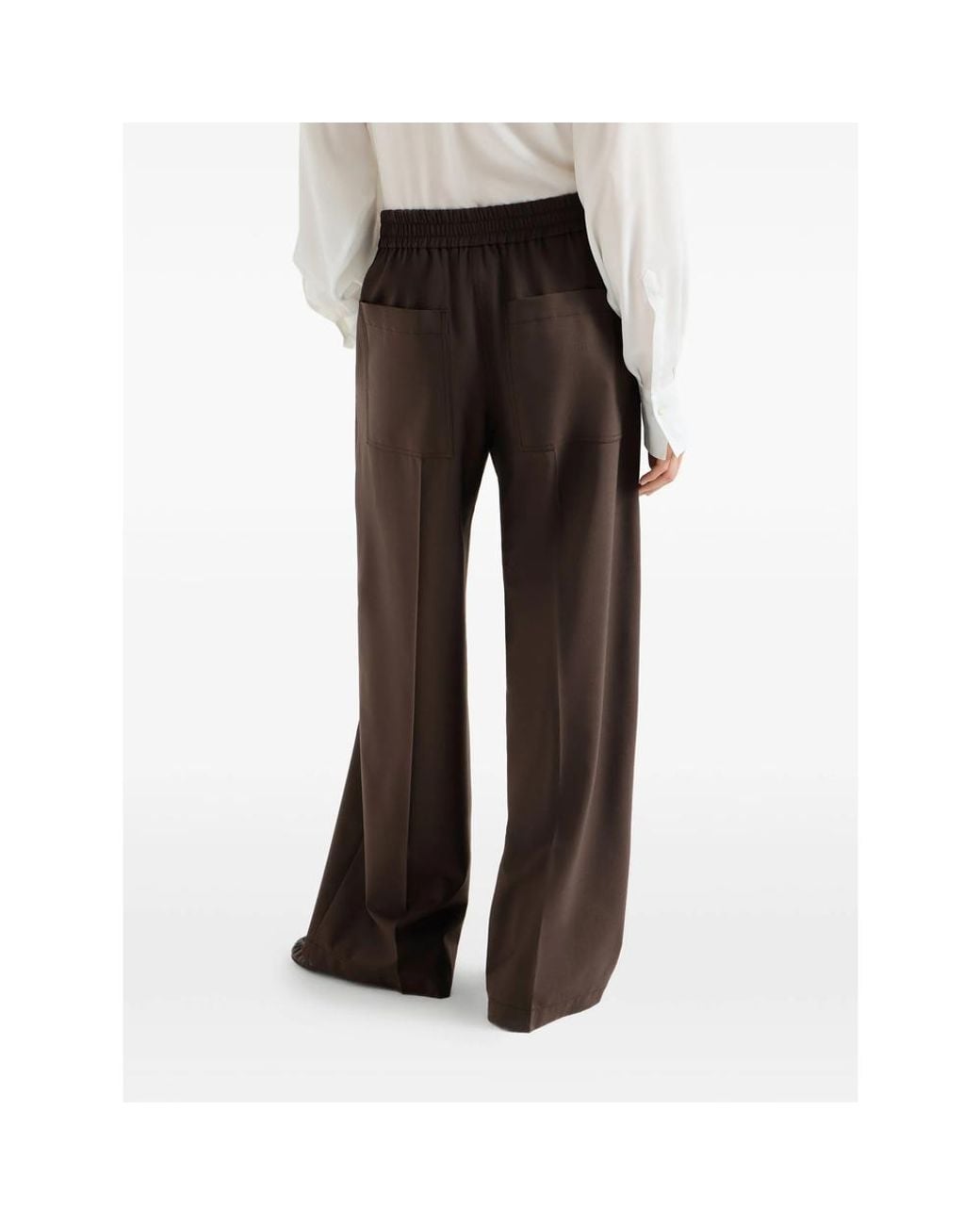 Brunello Cucinelli Brown Loose Track Trousers