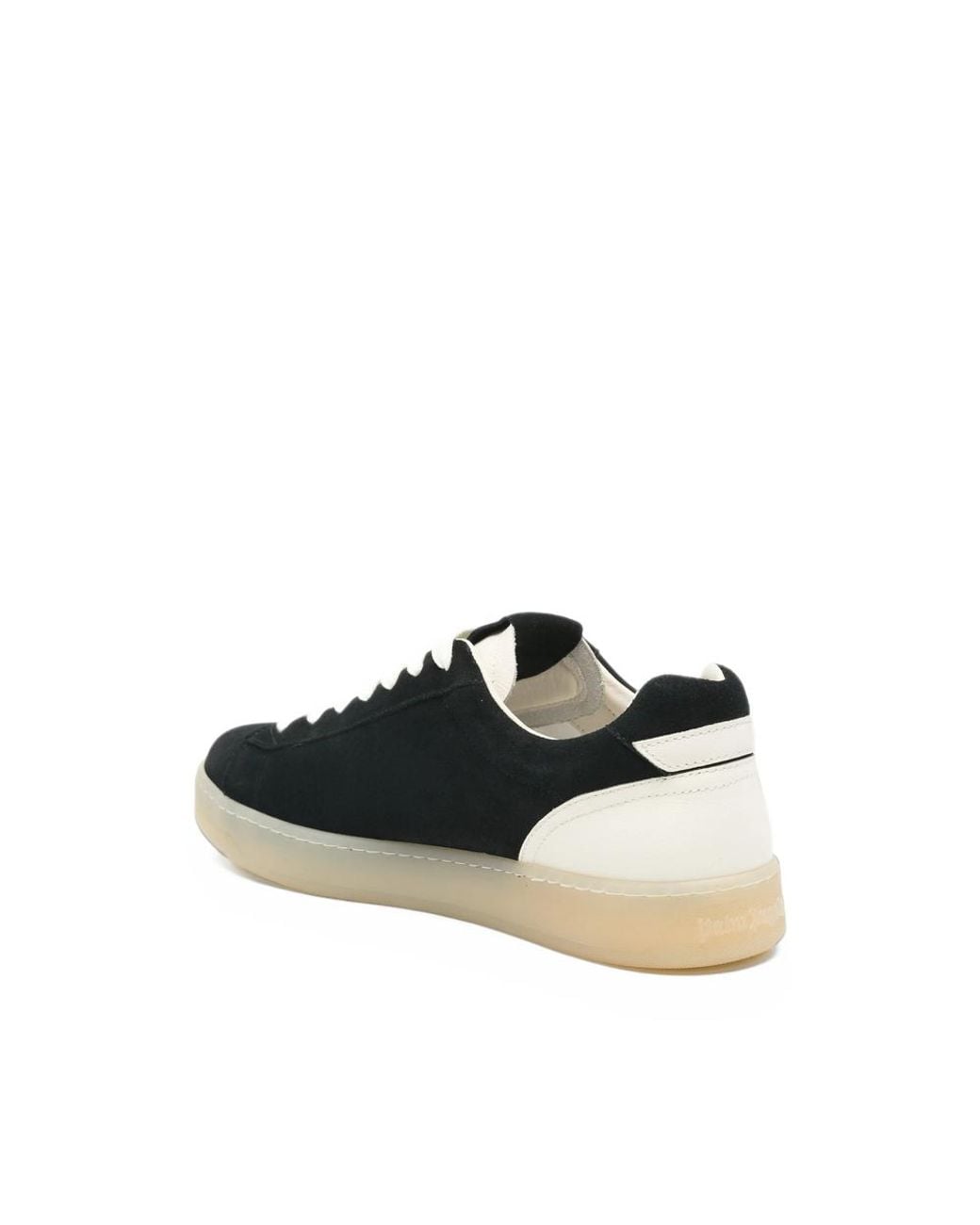 Palm Angels Black Palm-Tree-Patch Sneakers for men