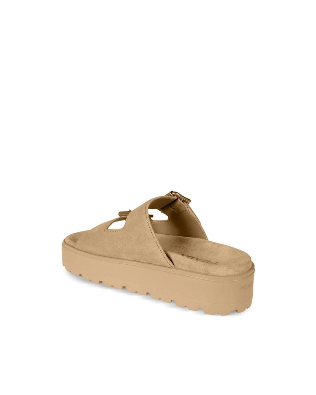 Prada Natural Suede Leather Sandals