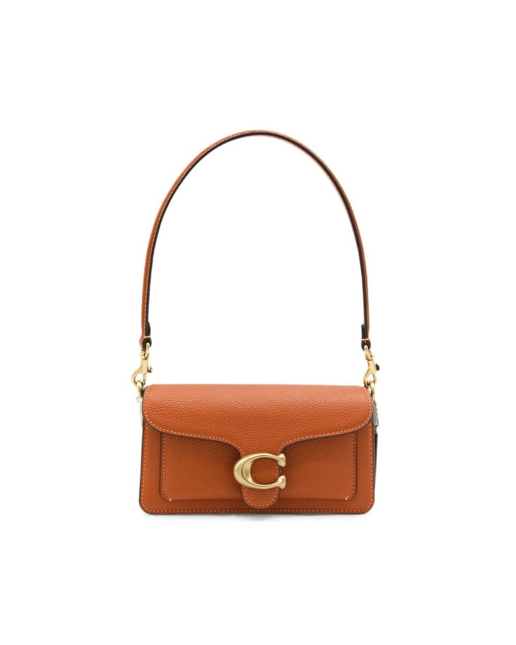 COACH Brown Tabby Leather Shoulder Bag