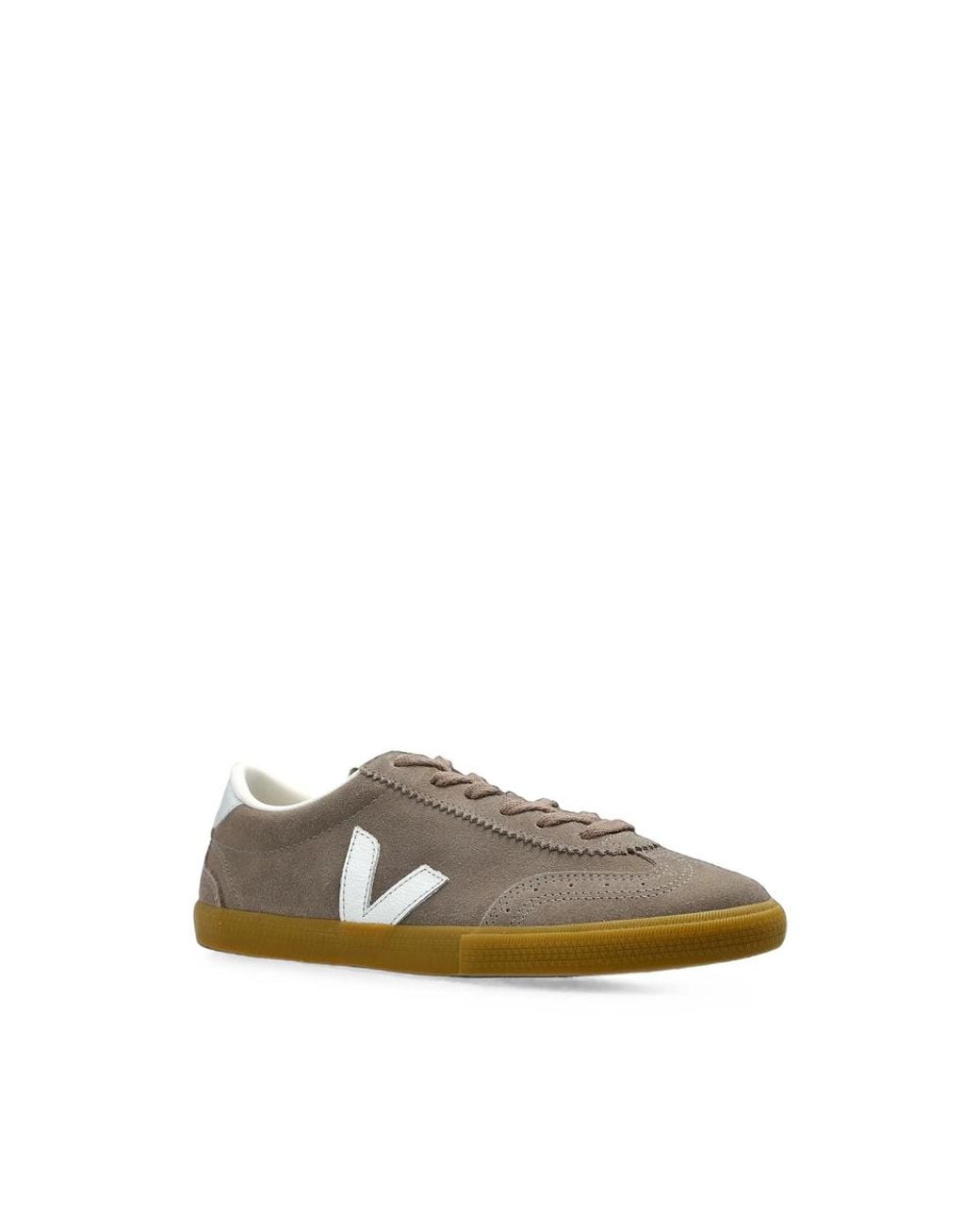 Veja Brown Volley Suede Moonrock Sneakers
