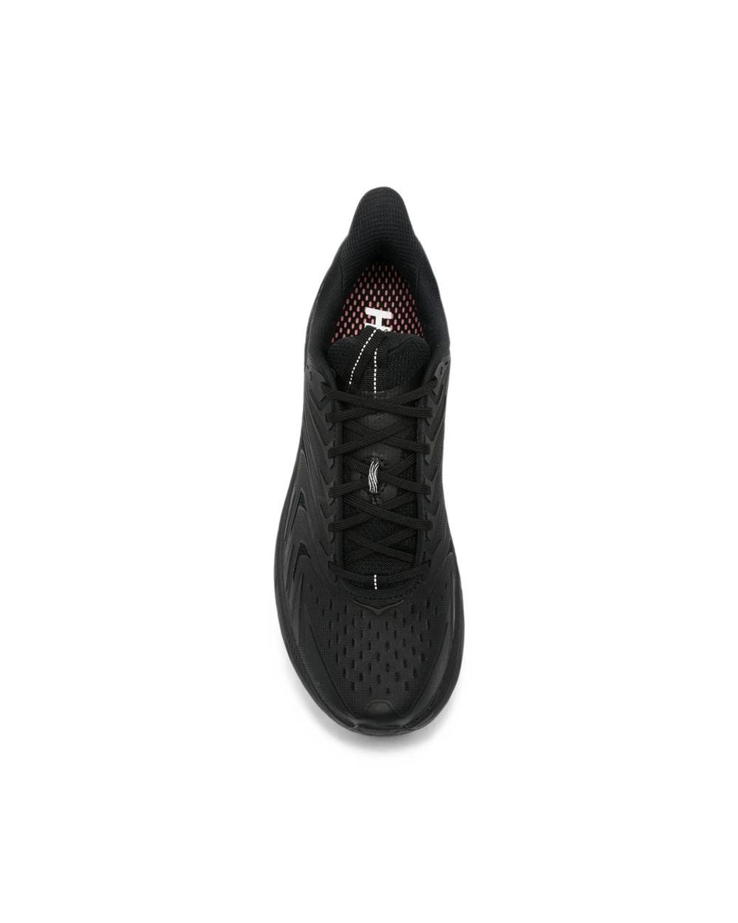 Hoka One One Black Hoka Polyamide Rubber Shoes for men