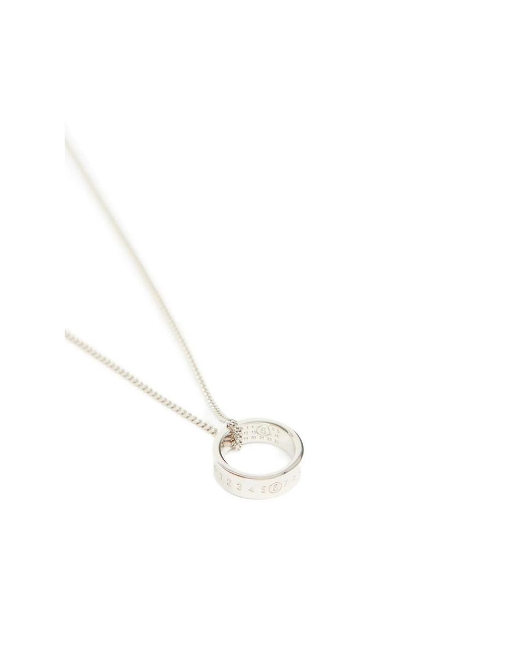 MM6 by Maison Margiela Metallic Numeric Necklace