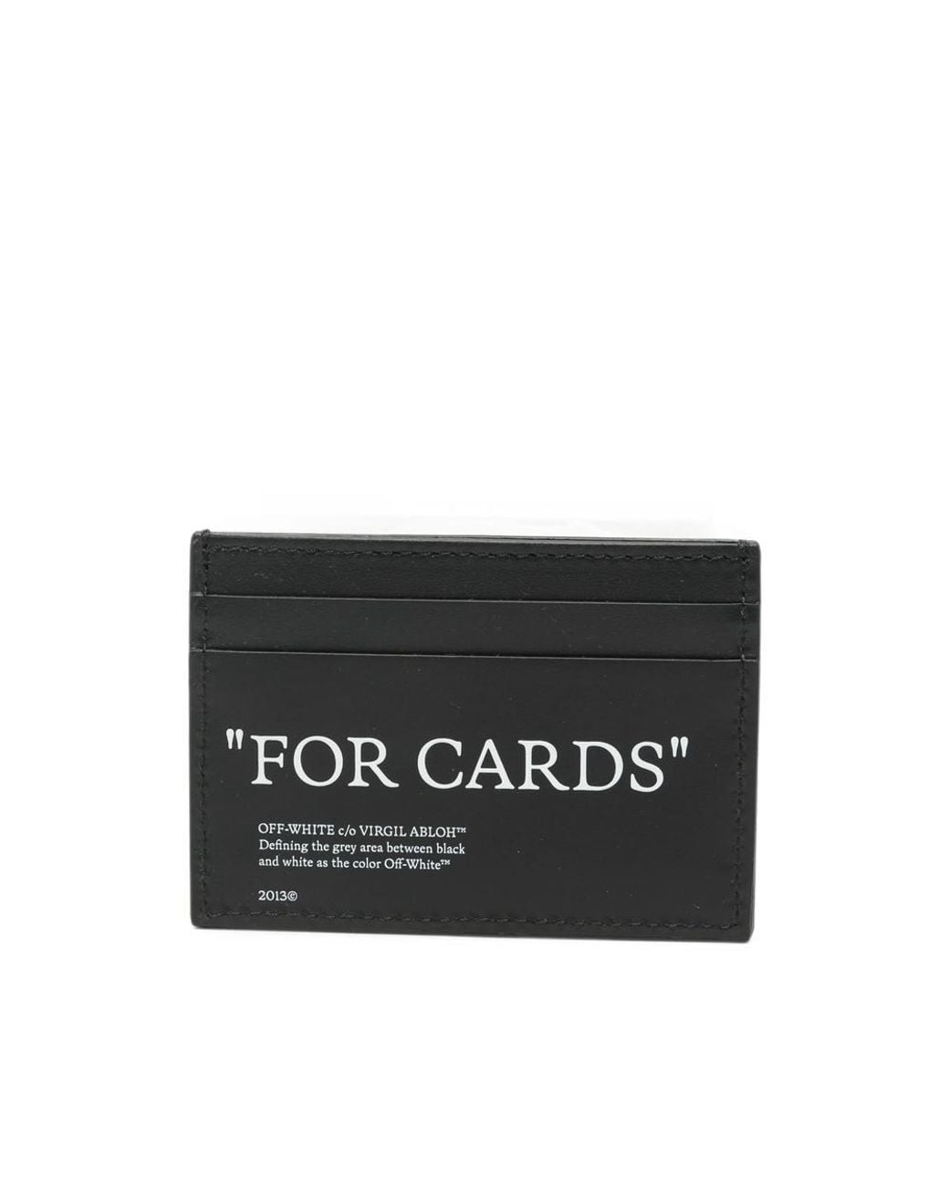 Off-White c/o Virgil Abloh Black Off- Wallets & Cardholders for men