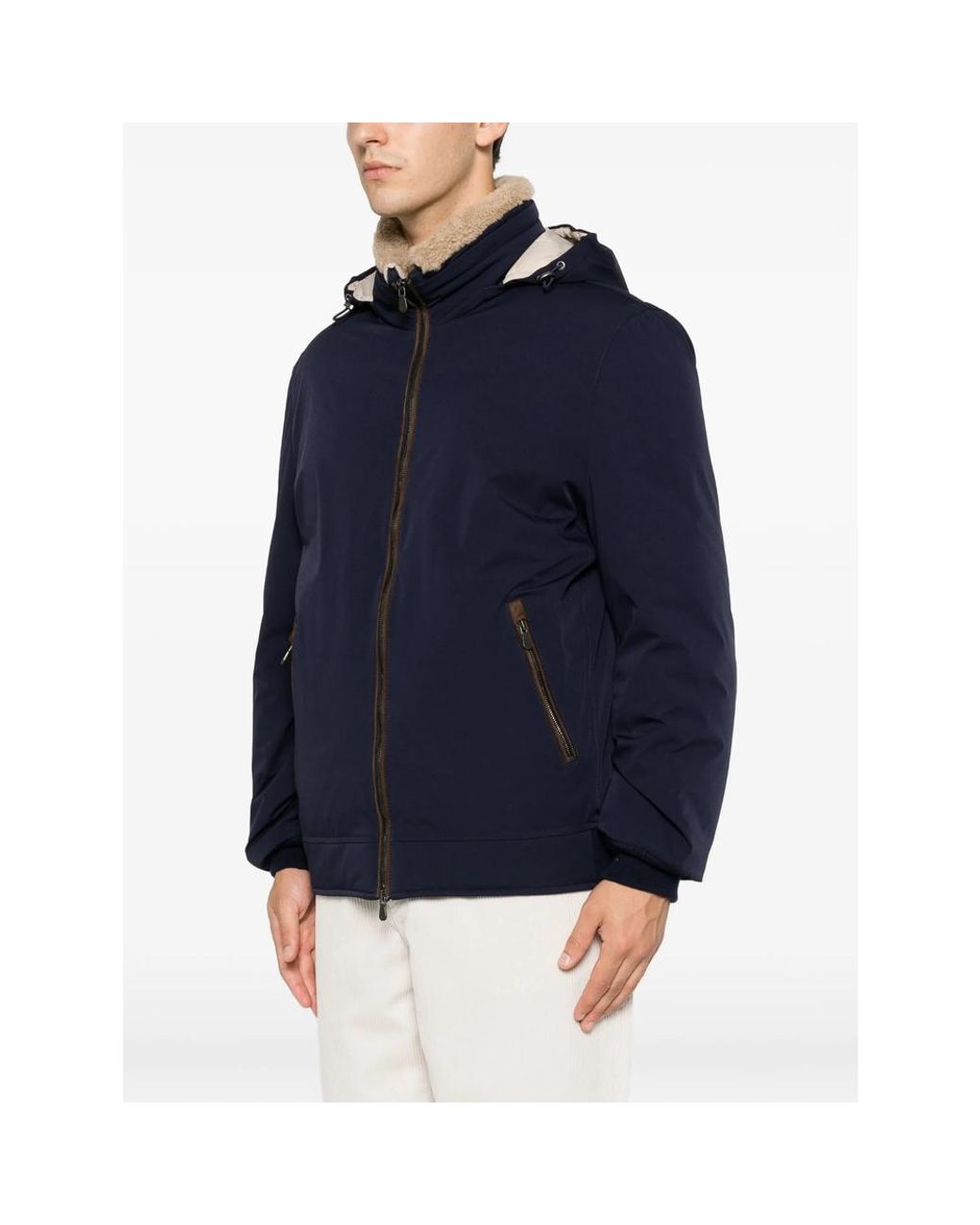 Brunello Cucinelli Blue Jackets for men