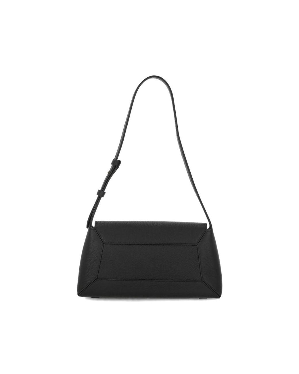 Strathberry Black Shoulder Bag Mosaic Calf Leather