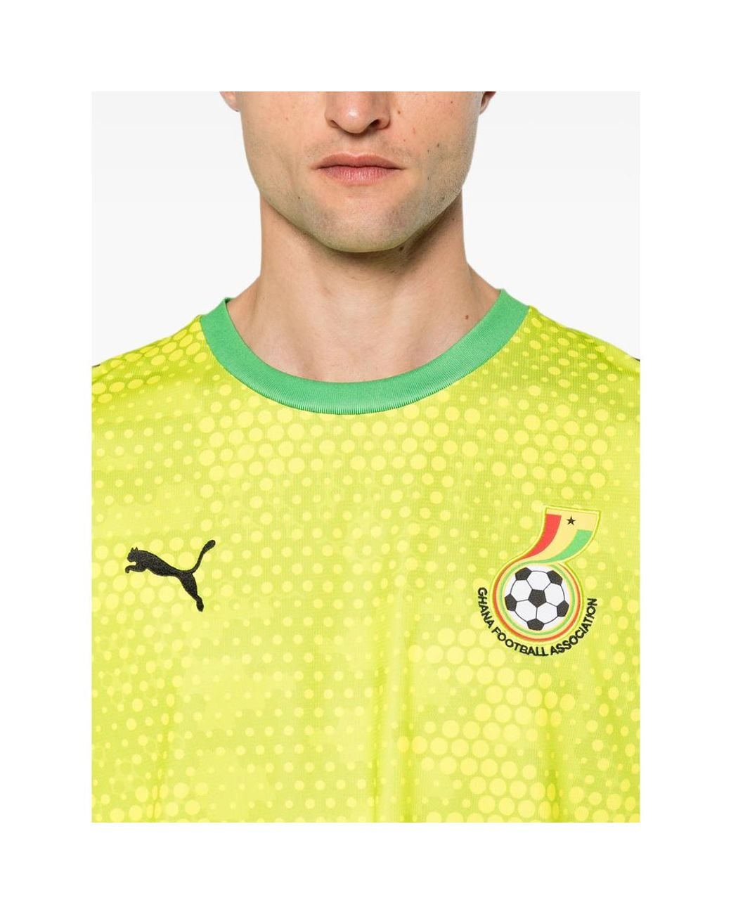 PUMA Yellow X Ghana Salehe Bembury Goalkeeper Jersey for men