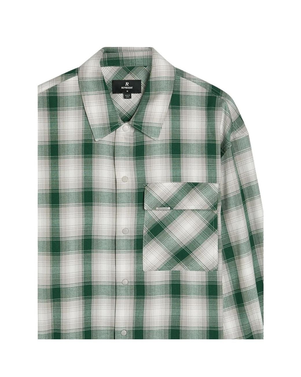 Represent Green Casual Shirts for men