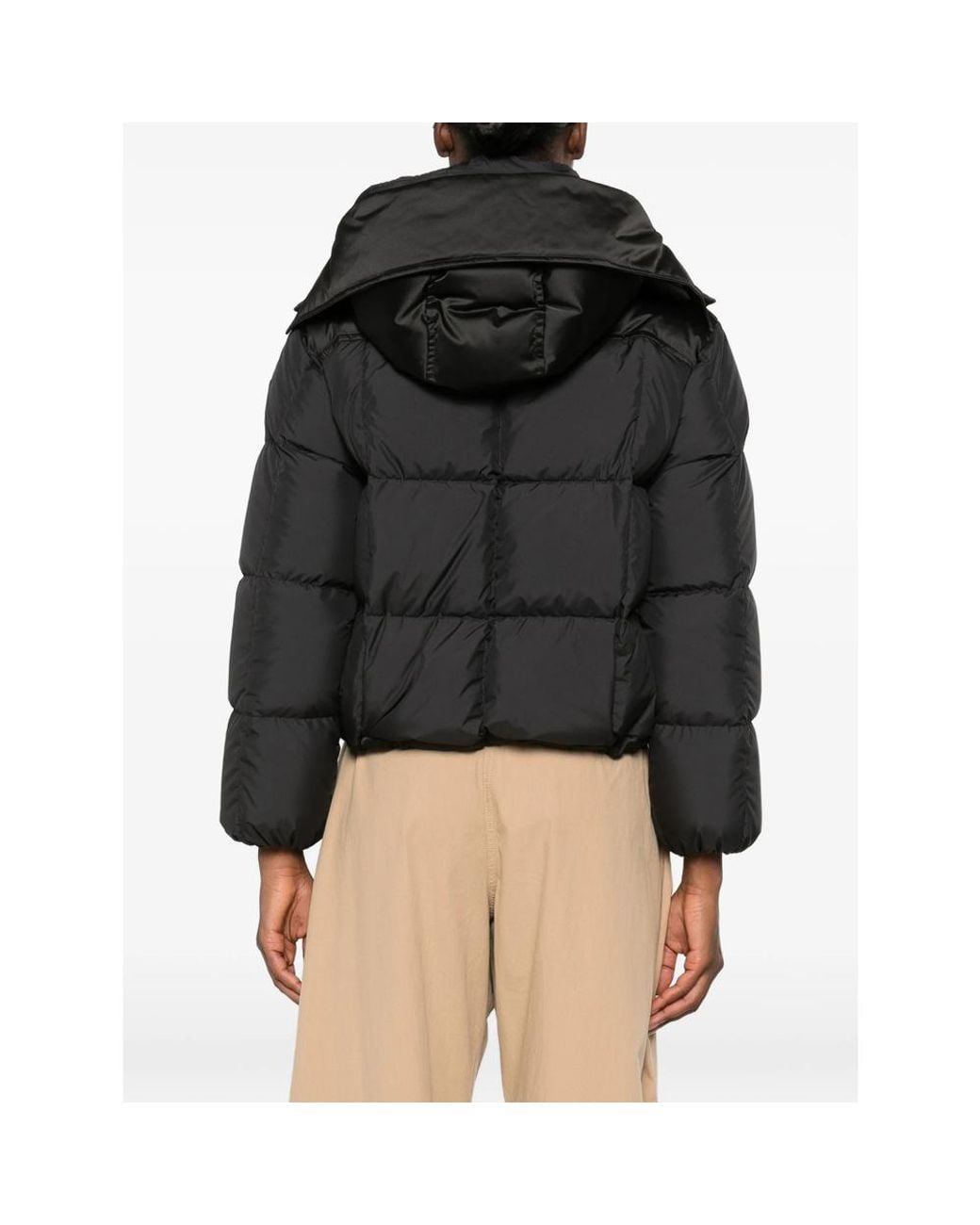 Moncler Black Legerete Quilted Hooded Jacket