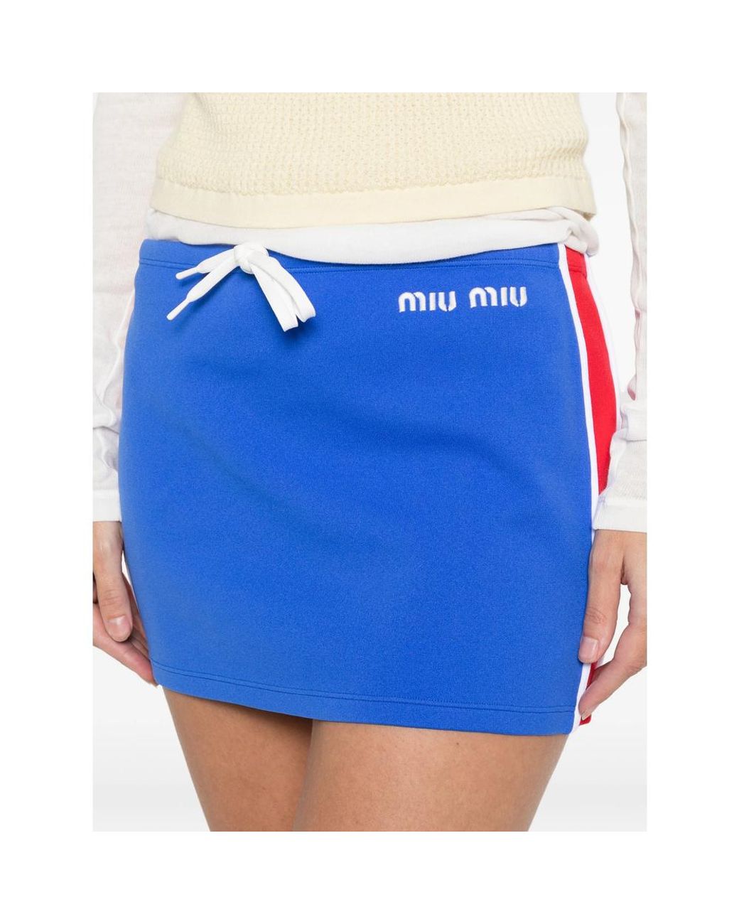 Miu Miu Blue Skirts