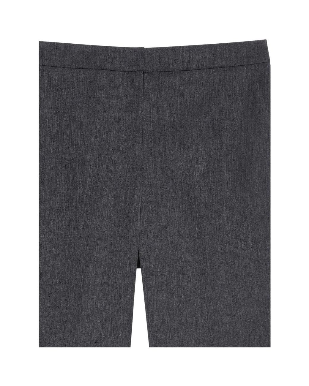 Calvin Klein Gray Straight-Leg Tailored Trousers