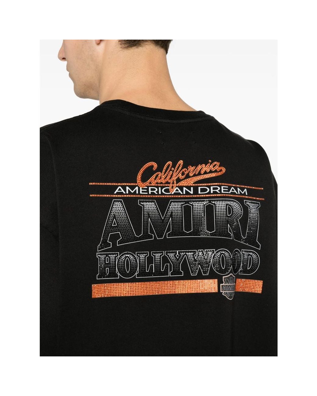 Amiri Black T-Shirt Logo for men