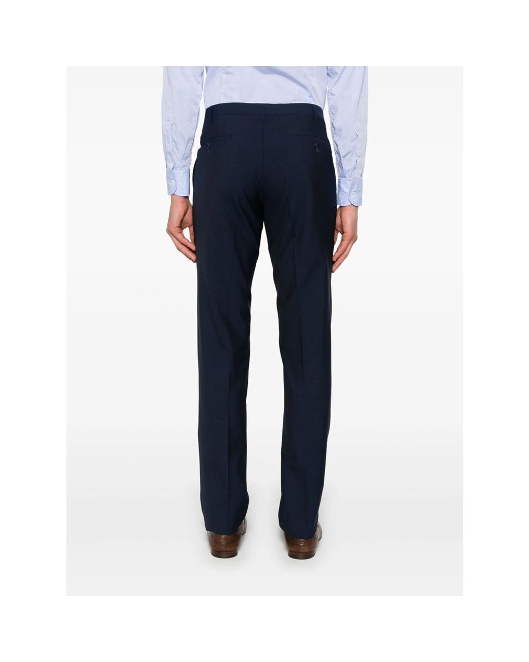 Rota Blue Tailored Trousers for men
