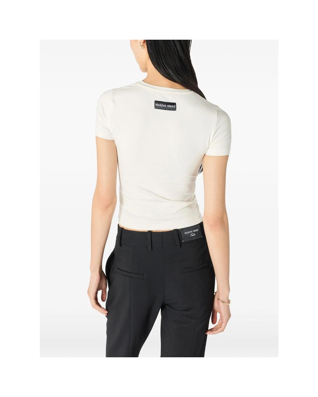 MARINE SERRE White Neutrals Tops