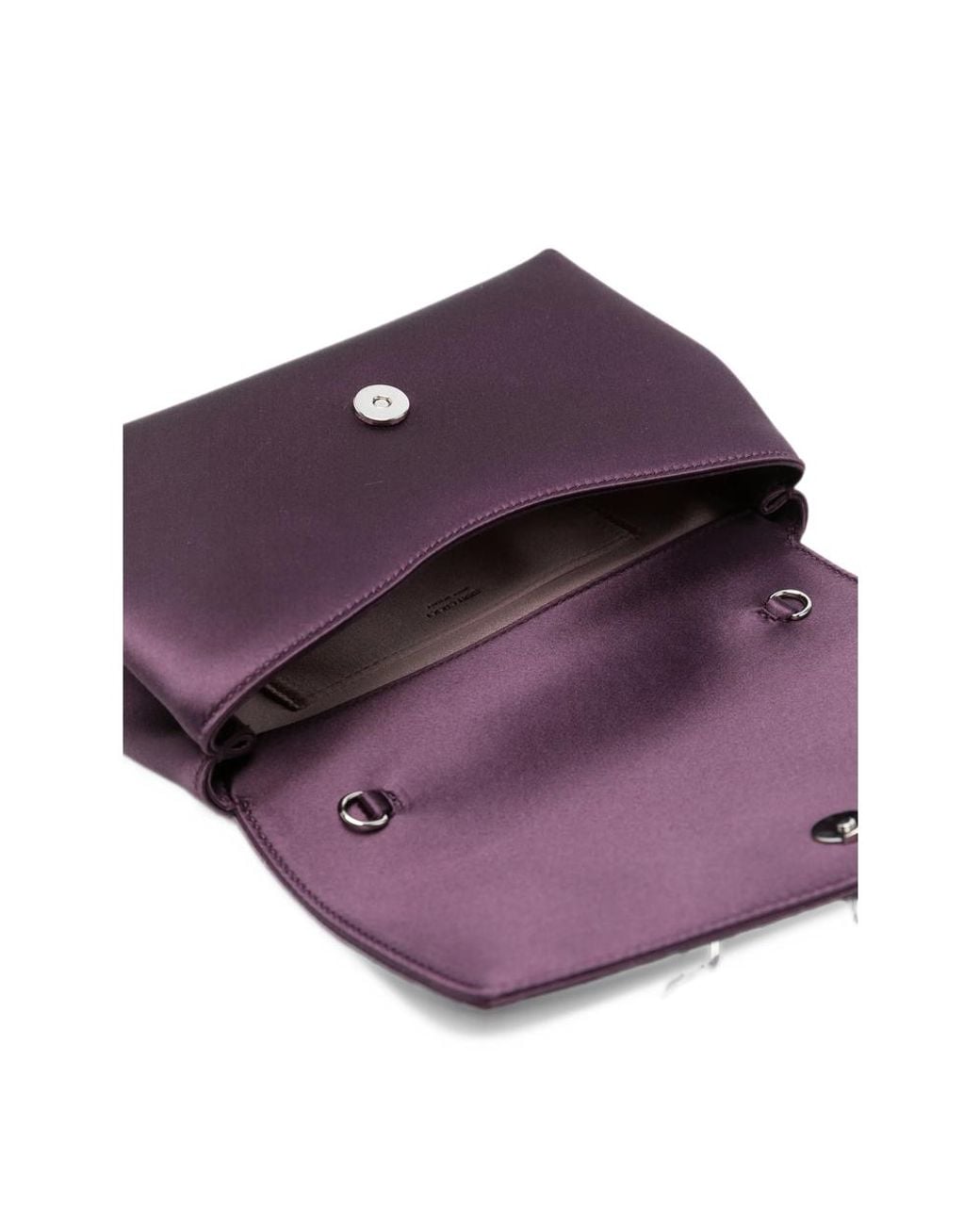 Jimmy Choo Purple Soft Bow Mini Shoulder Bag