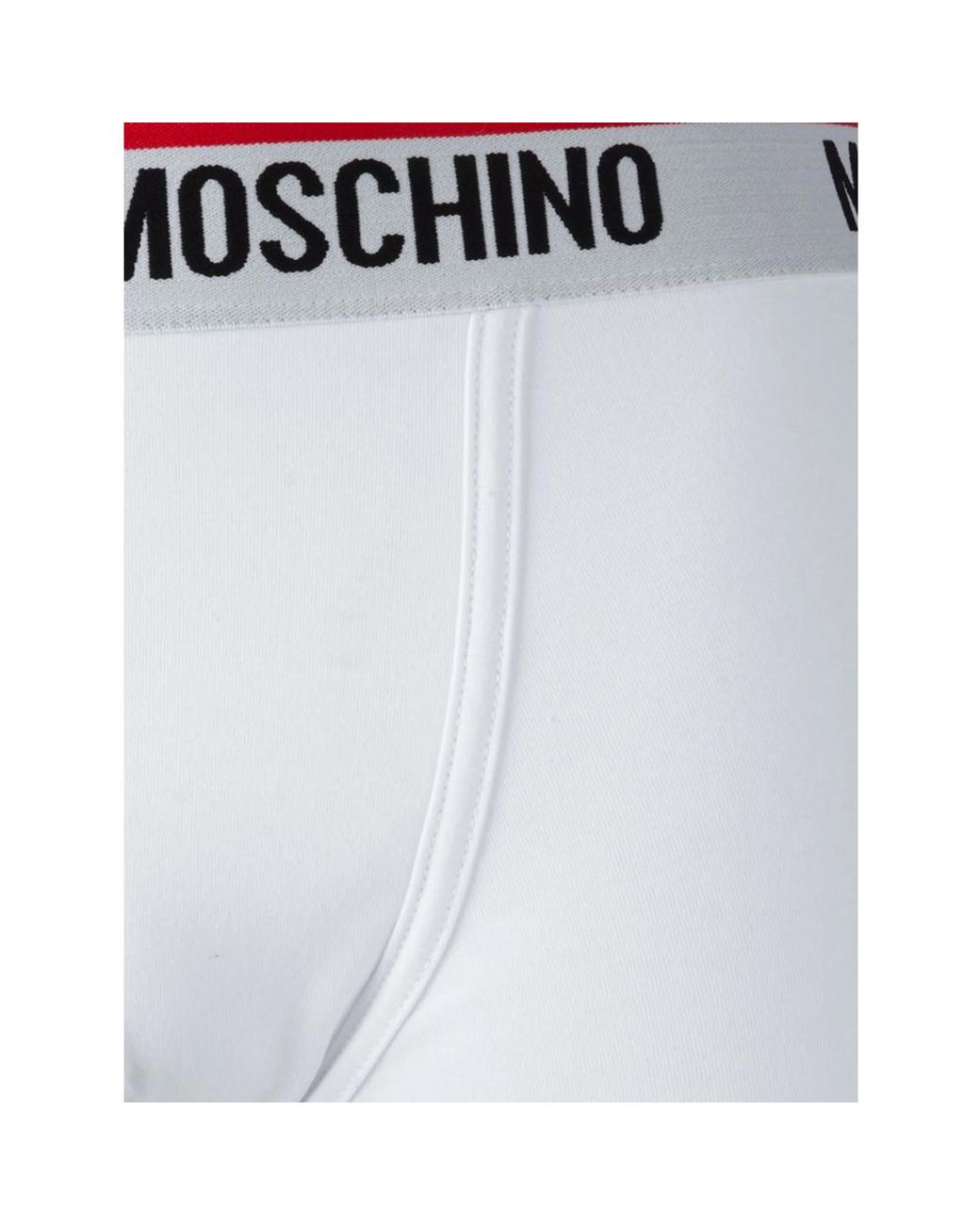Moschino White Logo-Strap Boxers (Set Of Two) for men