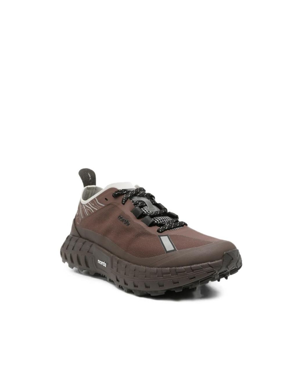 Norda Brown 001A Lace-Up Sneakers for men