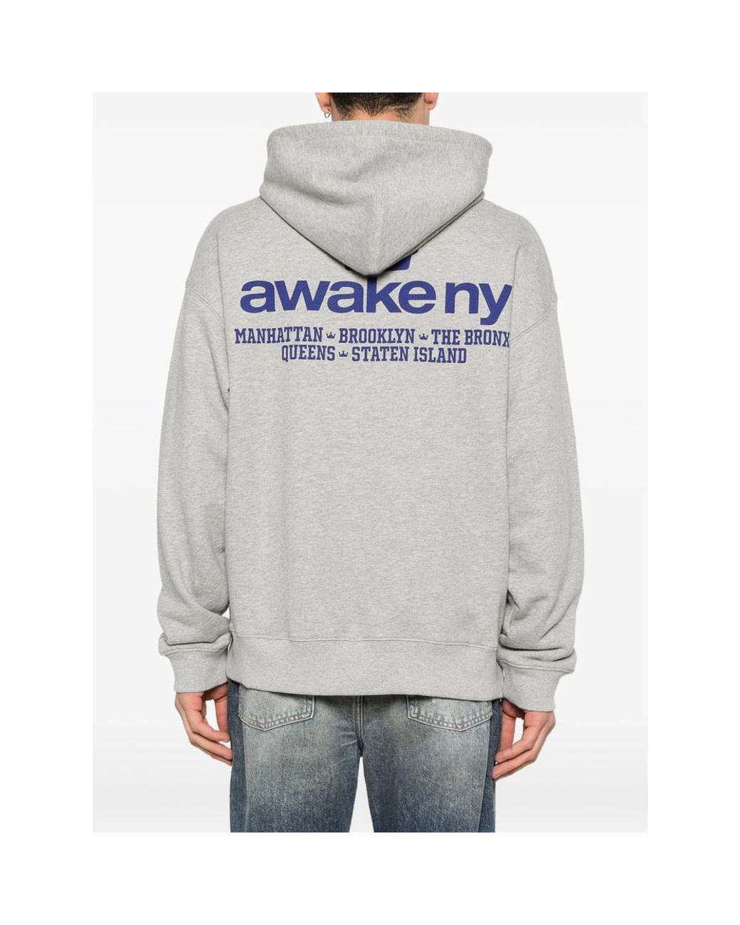 AWAKE NY Gray Good Everywhere Logo Hoodie for men
