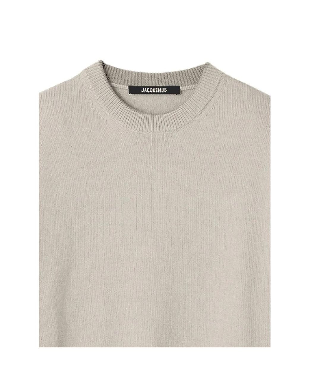 Jacquemus Natural Neutrals Sweaters & Knitwear for men