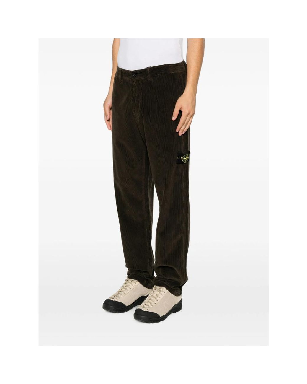 Stone Island Black Trousers for men