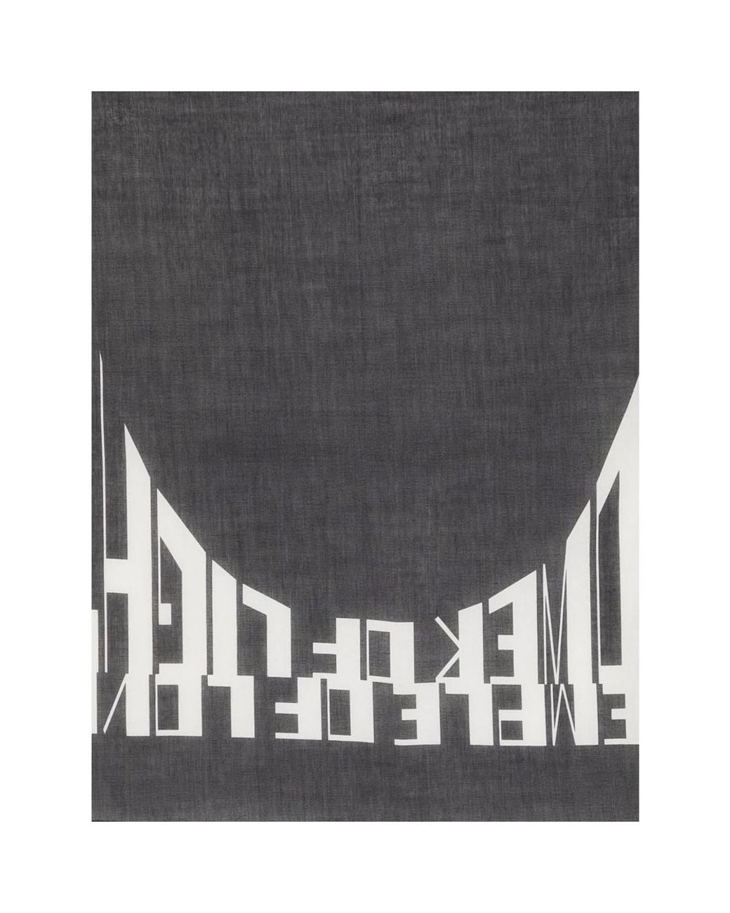 Rick Owens Gray Drkshdw Scarves for men