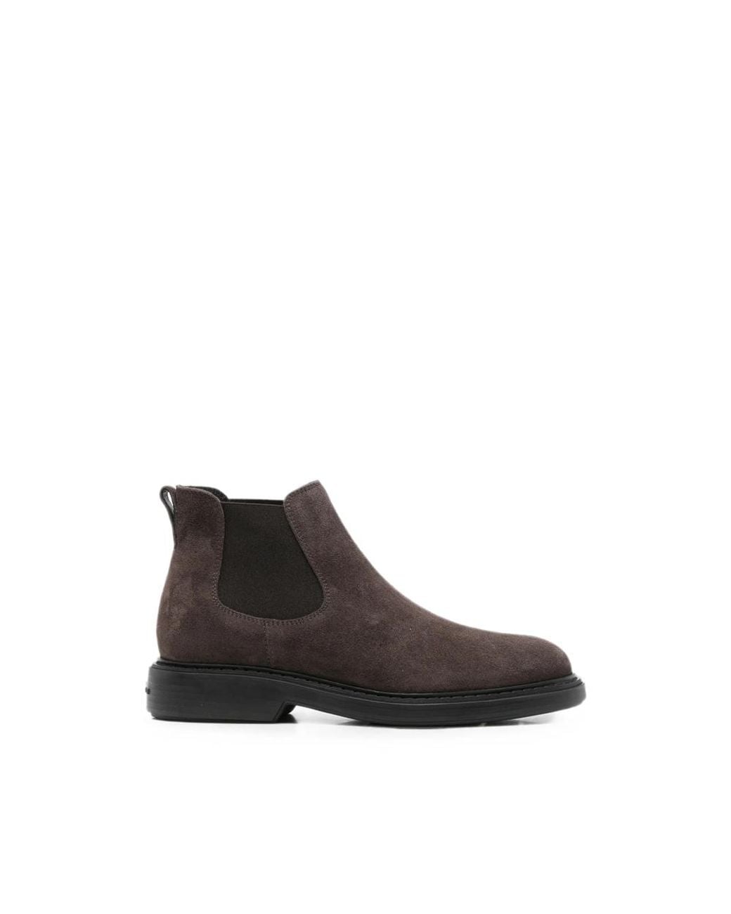 Hogan Brown Chelsea Boots H704 for men