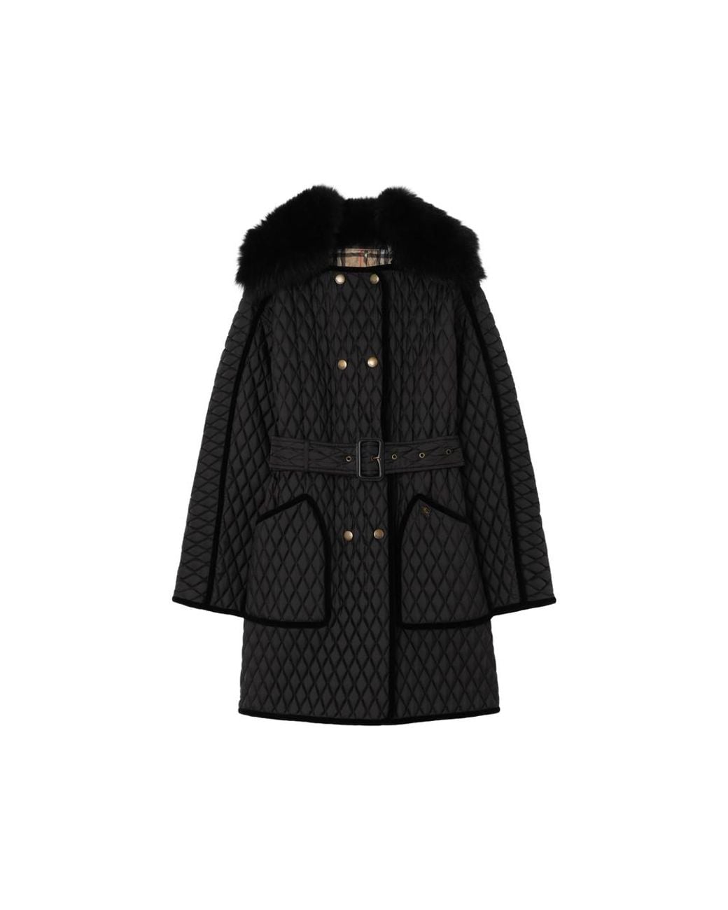 Burberry Black Floriston Trench Coat