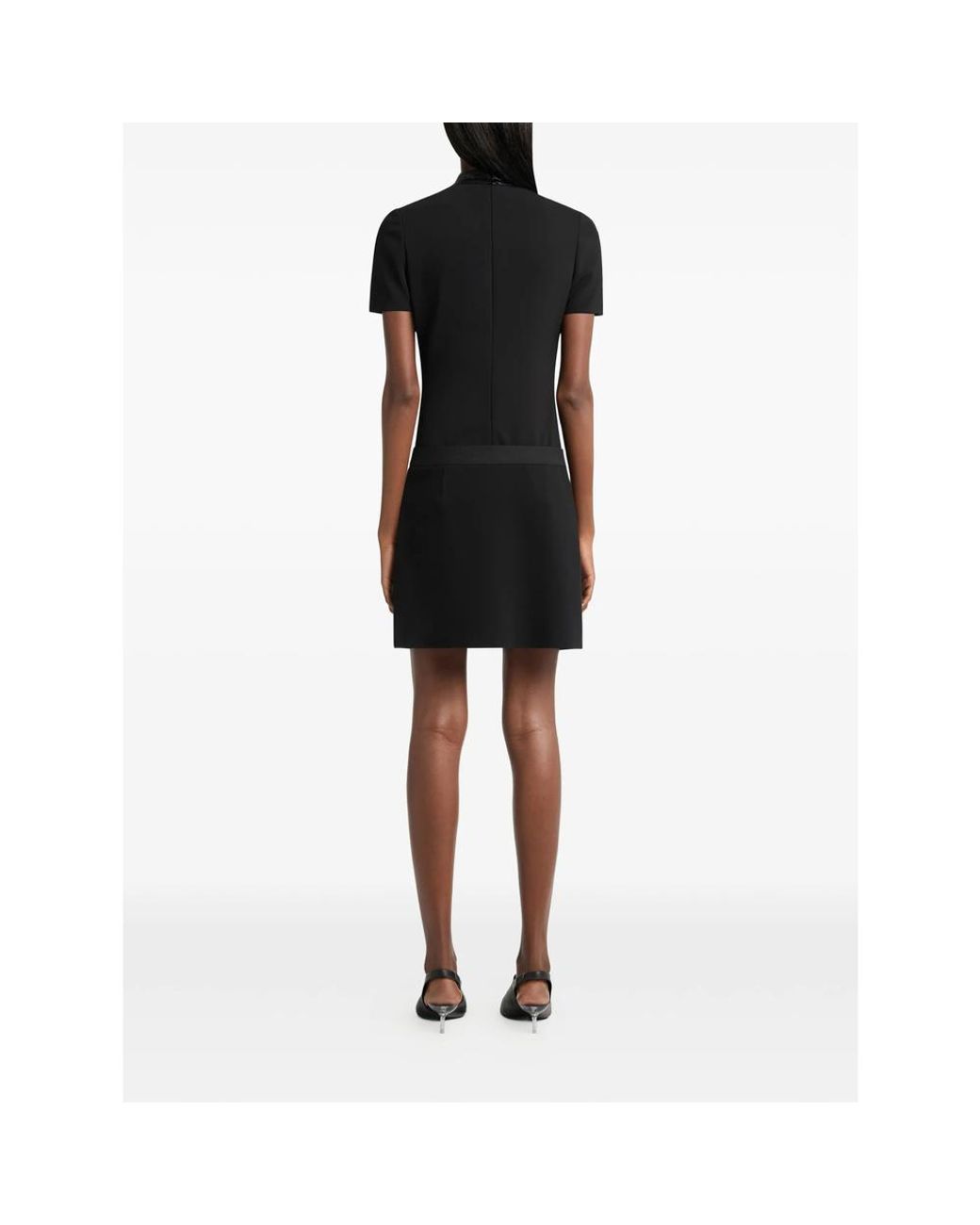 Courreges Black Vinyl Heritage Top