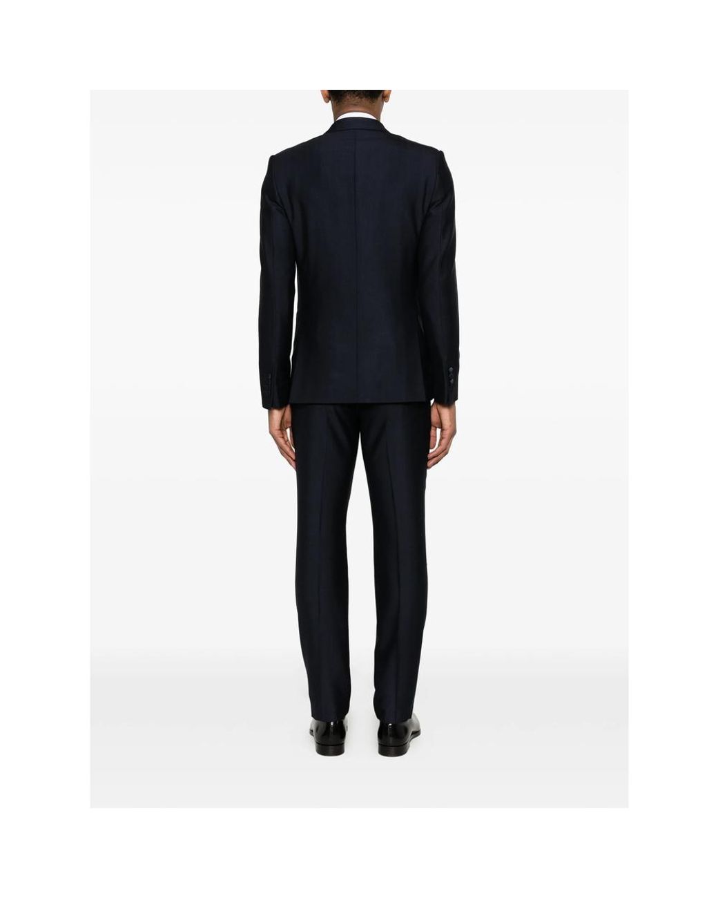 Reveres 1949 Blue Shawl-Collar Suit for men
