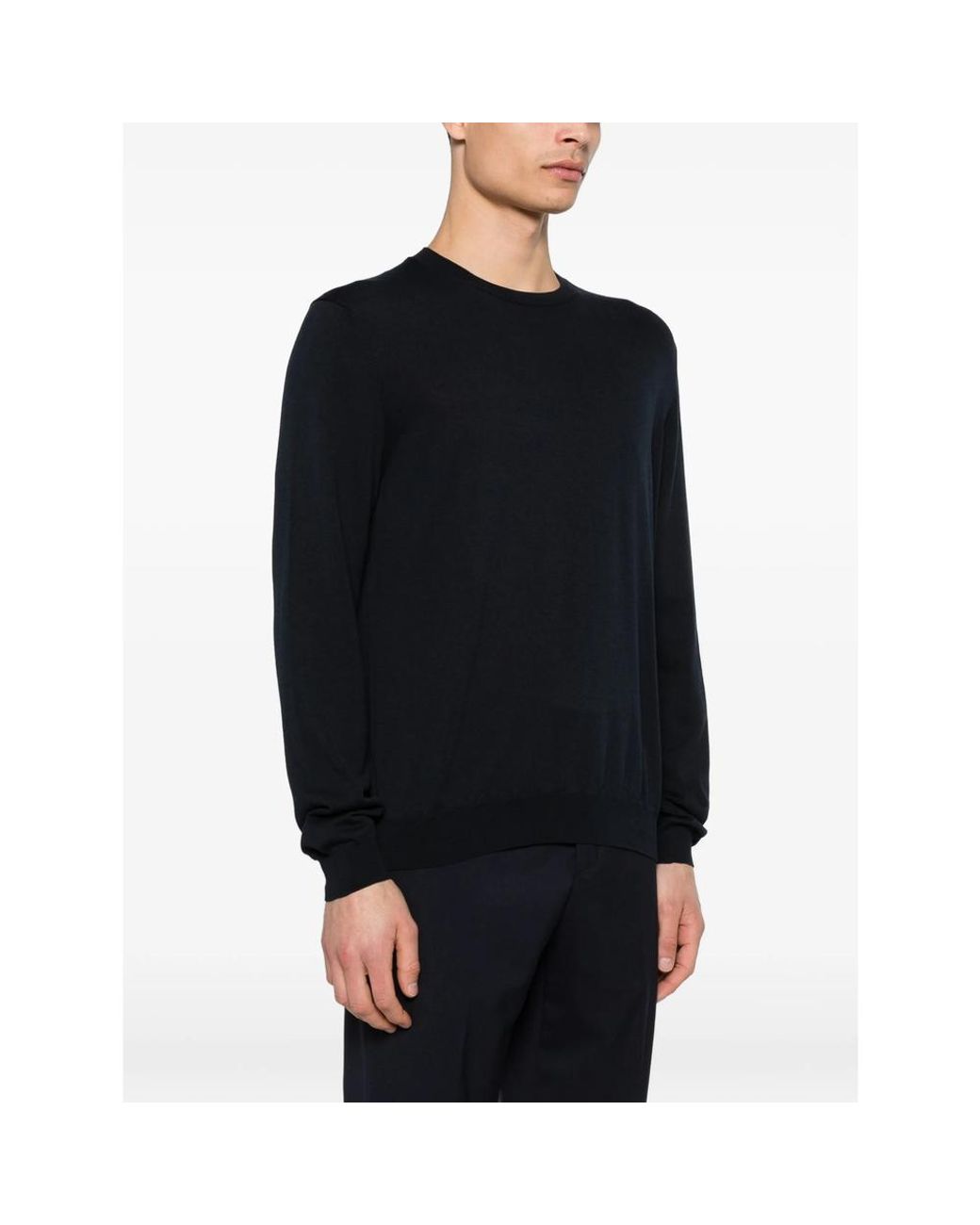 ZANONE-SLOWEAR Black Sweater Silk: 30 for men