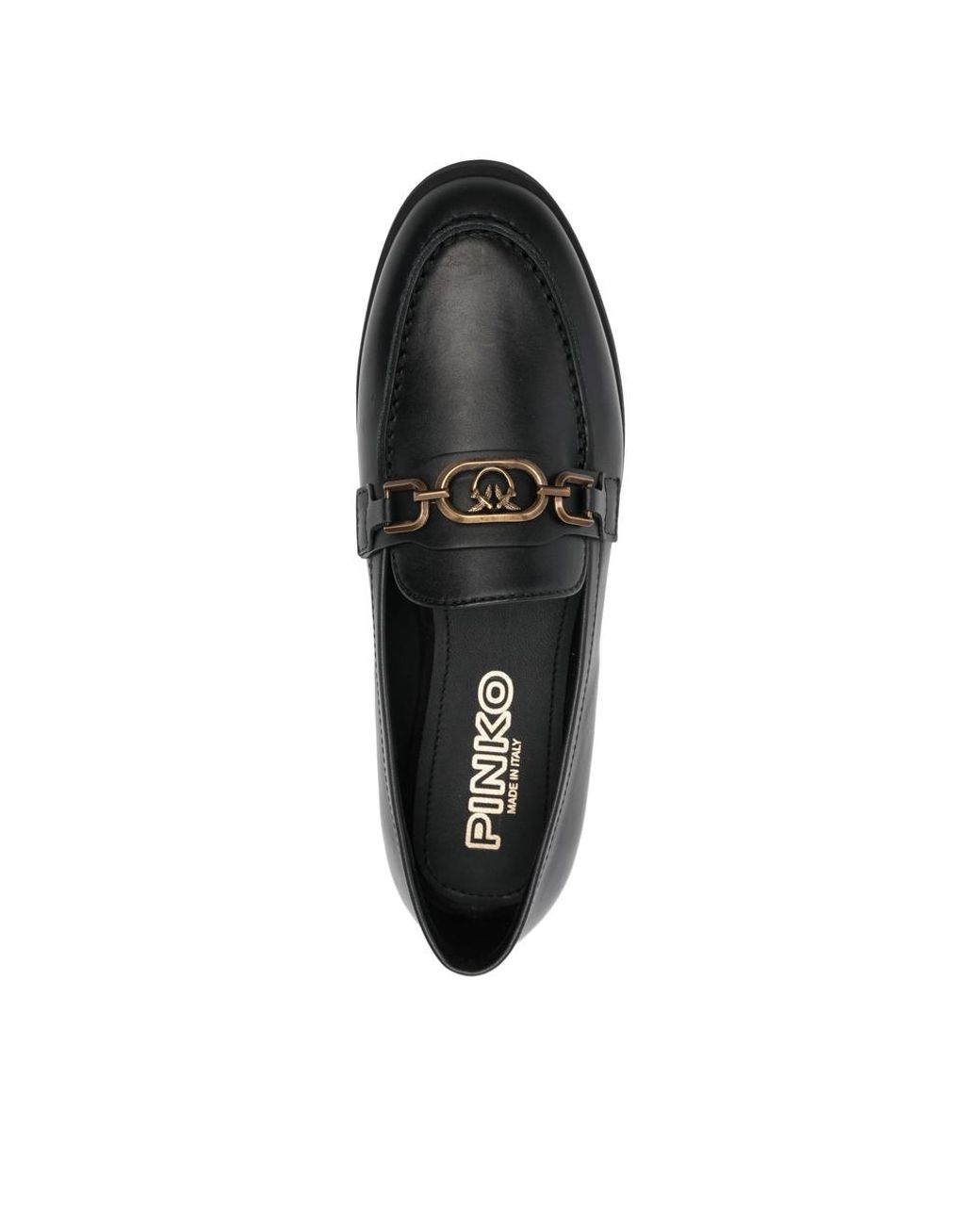 Pinko Black Slip-On Shoes With Almond Toe