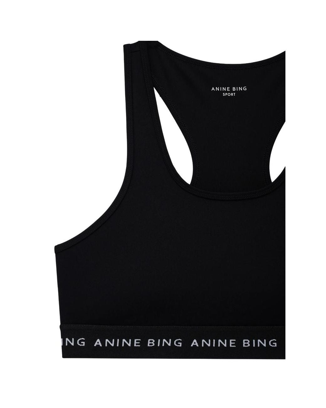 Anine Bing Black Nono Bra