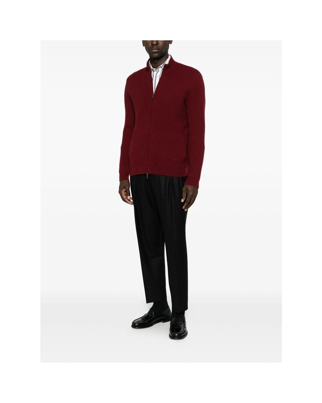 Briglia 1949 Black Pleated Trousers for men