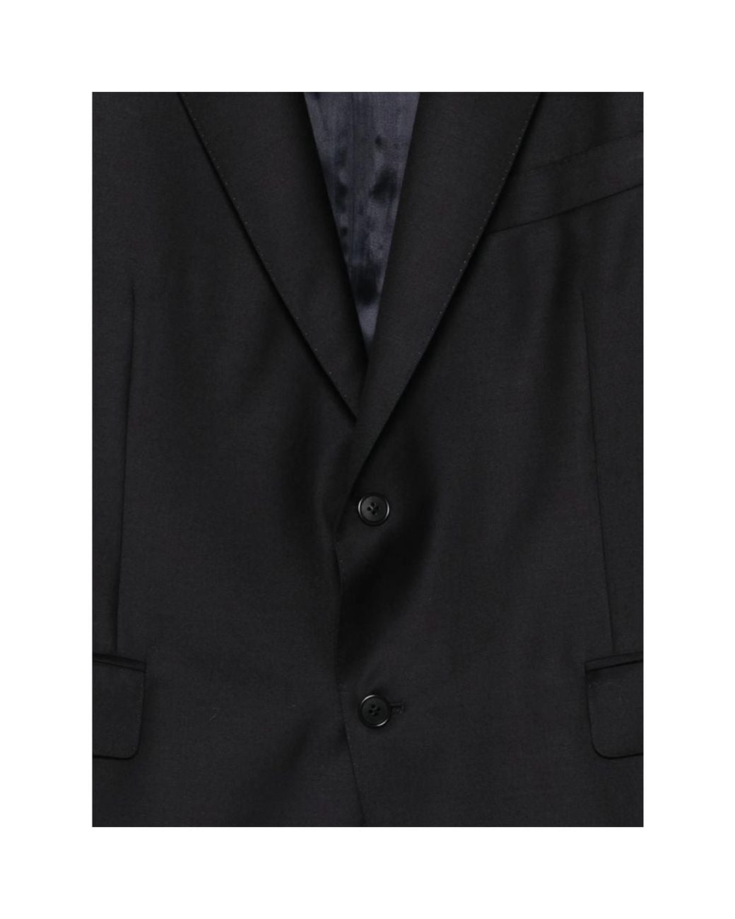 Canali Black Single-Breasted Notch-Lapel Suit for men