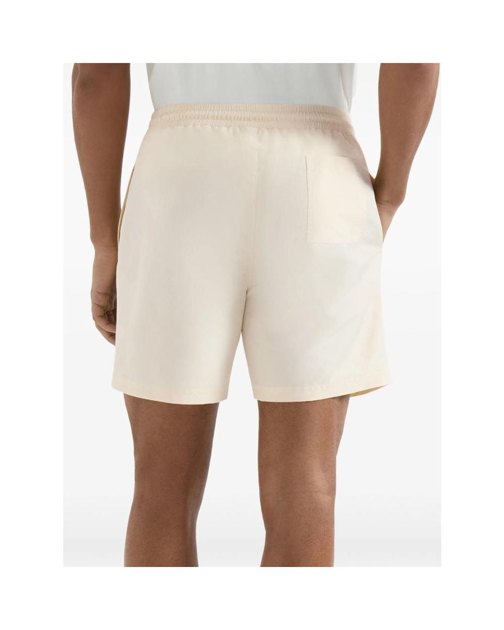 Brunello Cucinelli Natural Swim Shorts for men