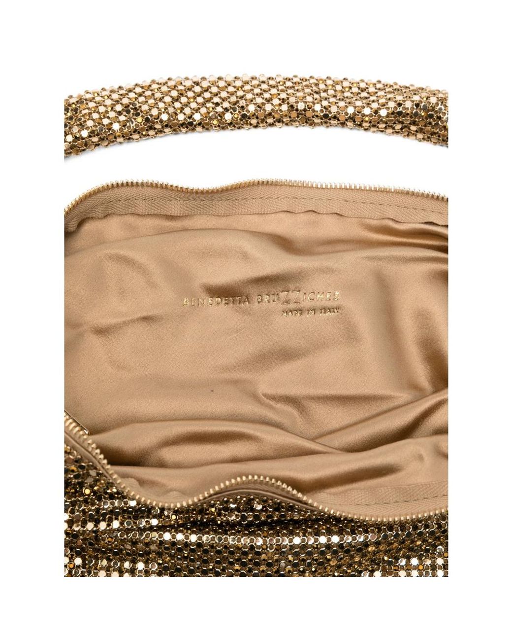Benedetta Bruzziches Metallic Ursula Shoulder Bag