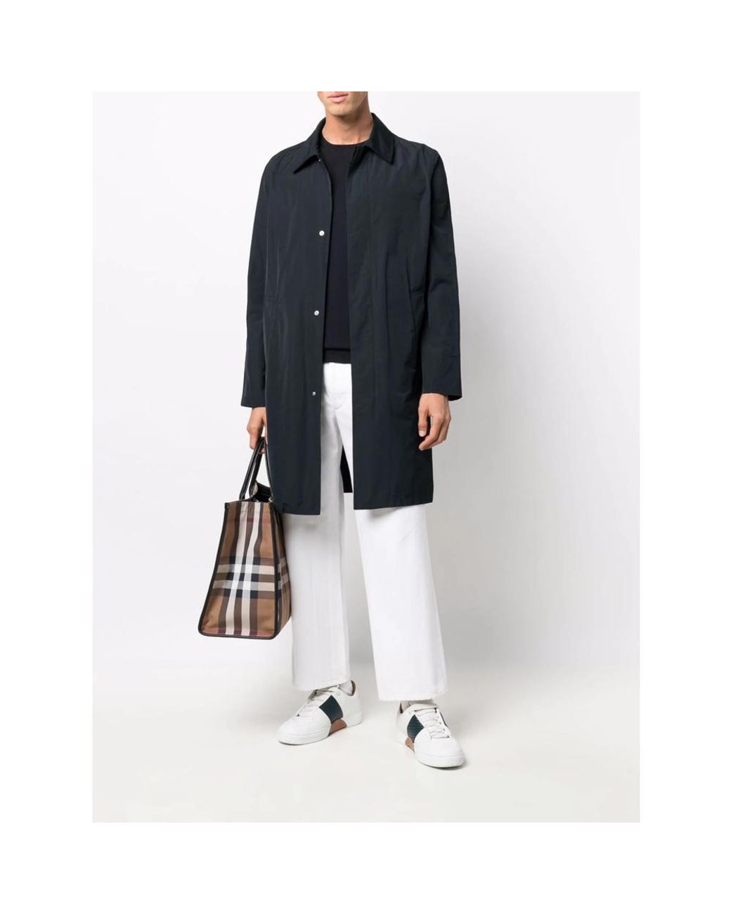 GOES BOTANICAL Blue Crew-Neck Knit Jumper for men