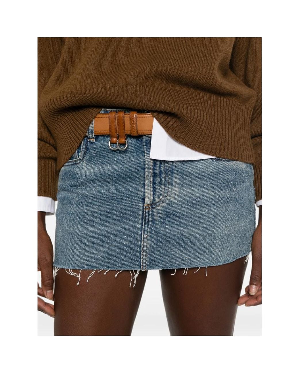 Miu Miu Blue Skirts
