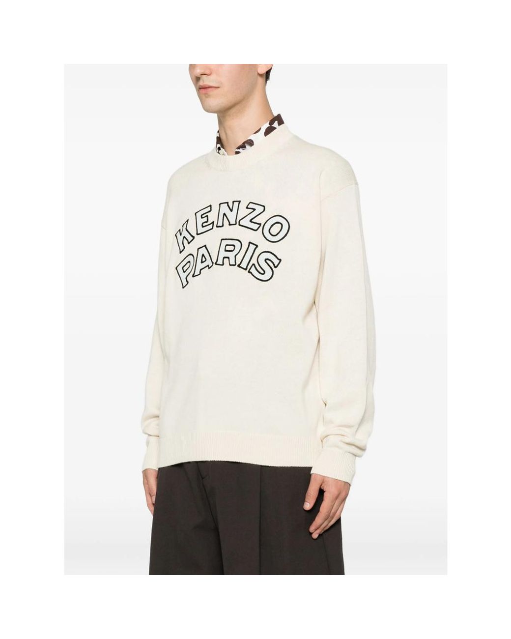 KENZO White Sweater for men