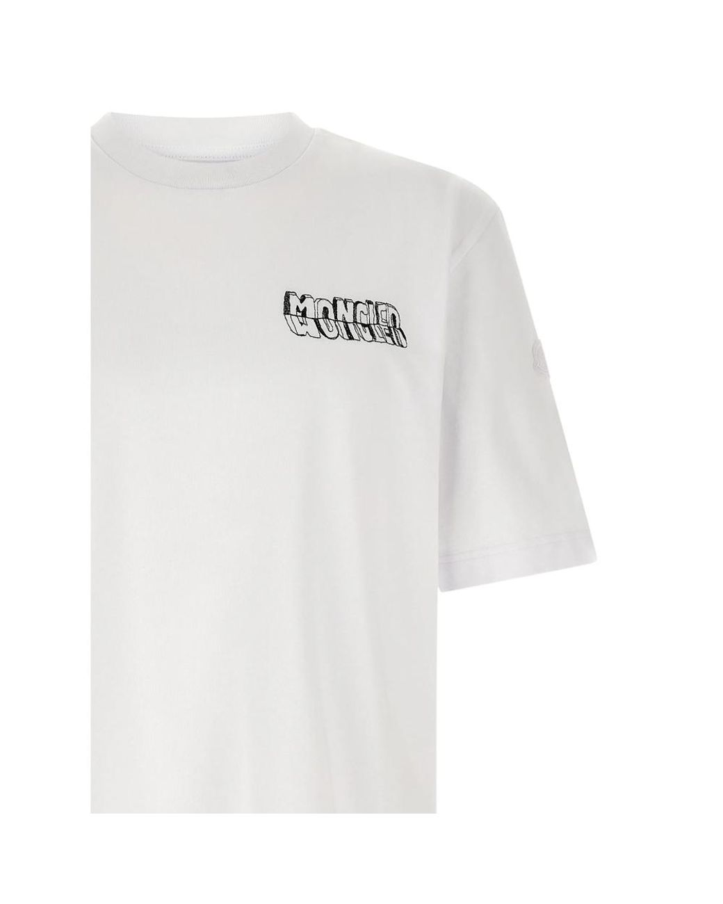Moncler White T-Shirts & Vests for men