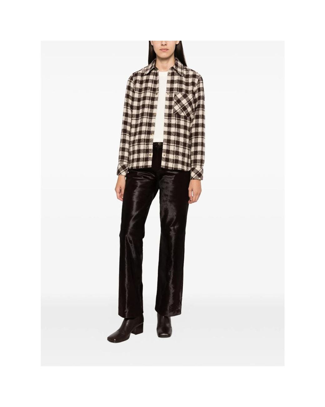 Moncler Black Wool Shirt