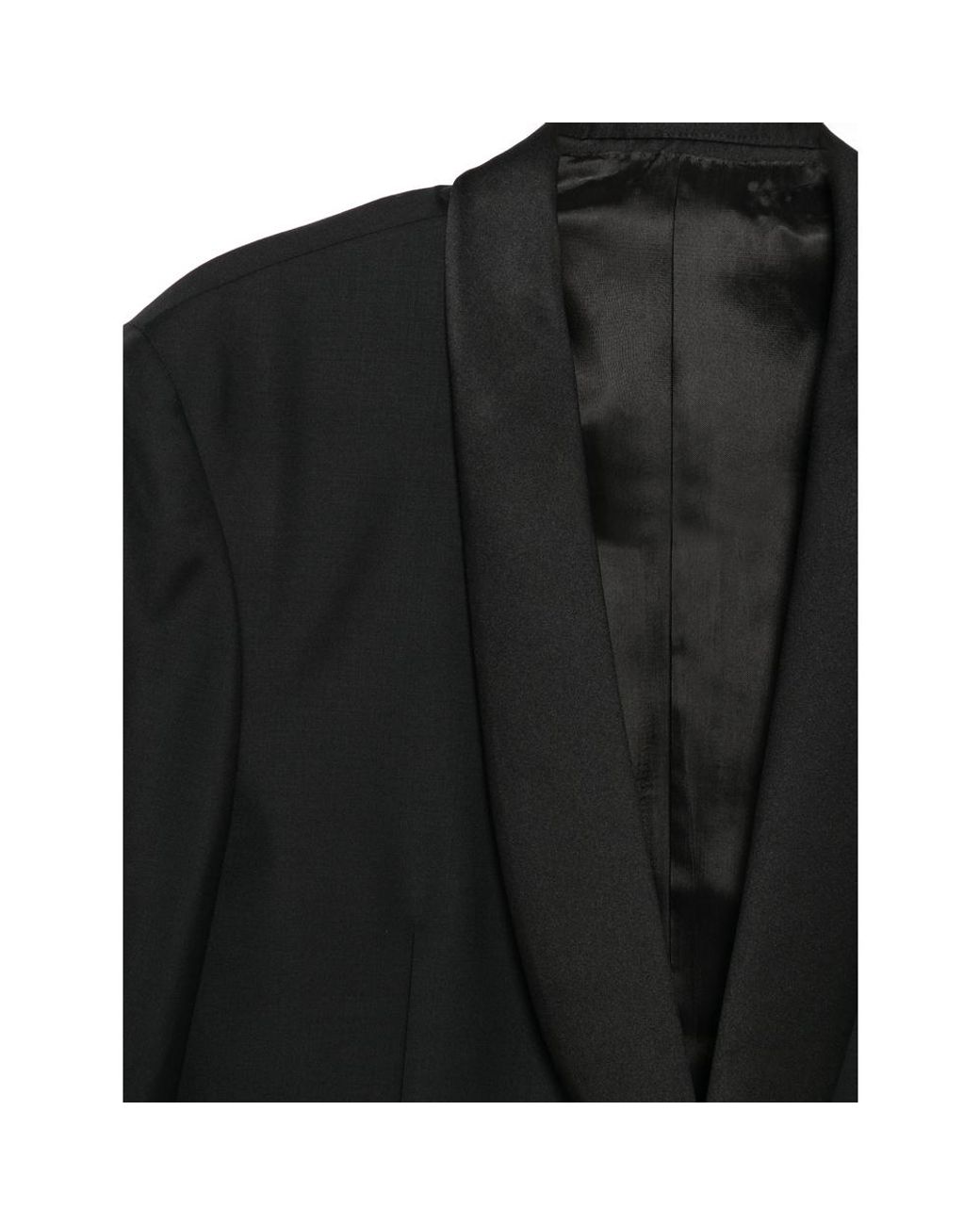 Canali Black Suit Wool for men