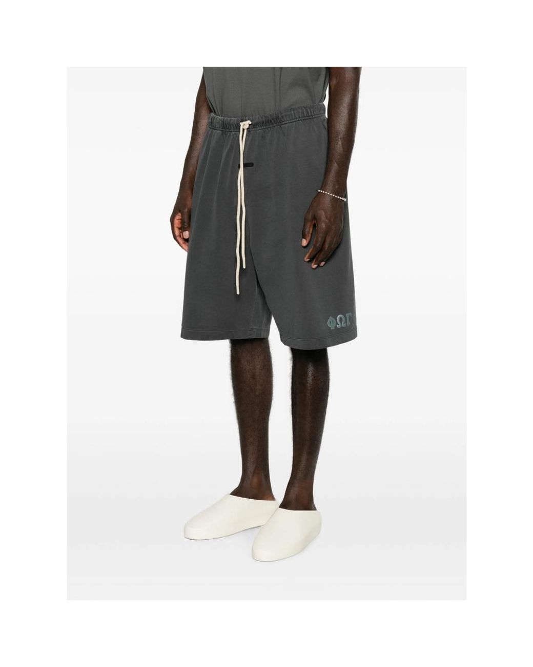 Fear Of God Gray Heavy Jersey 90S Sweatshort for men