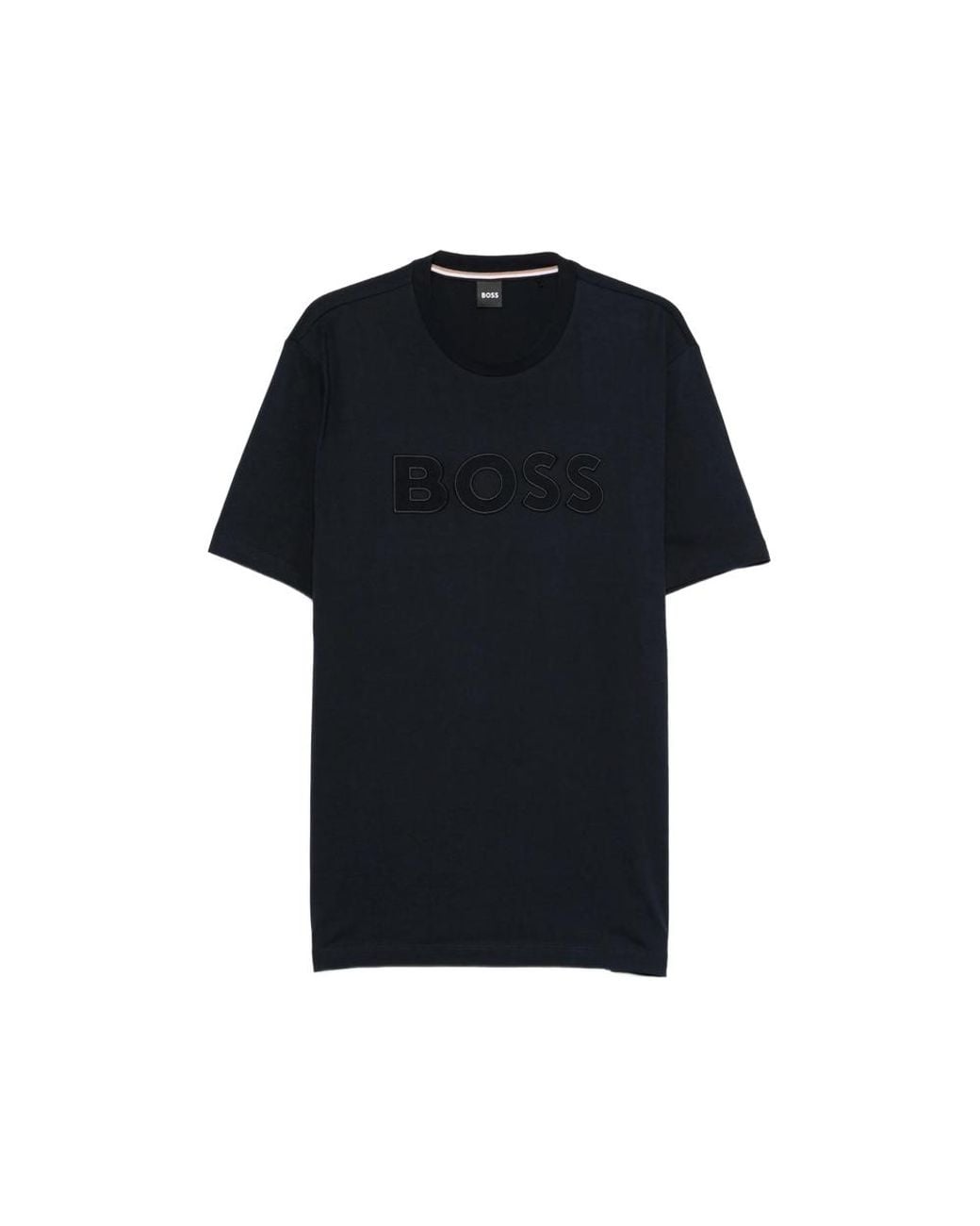 Boss Black Logo-Embroidered T-Shirt for men