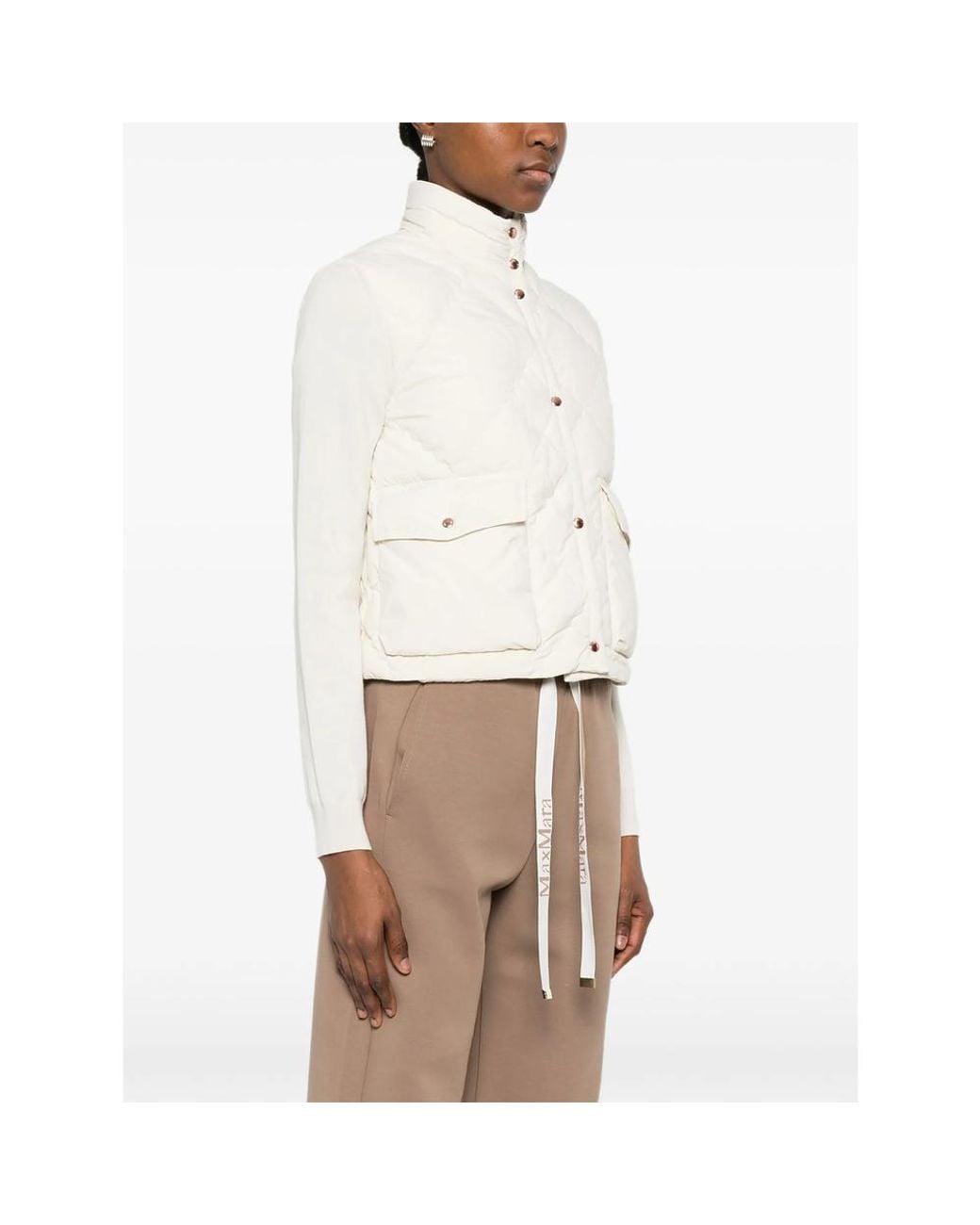 Moncler White Neutrals Jackets