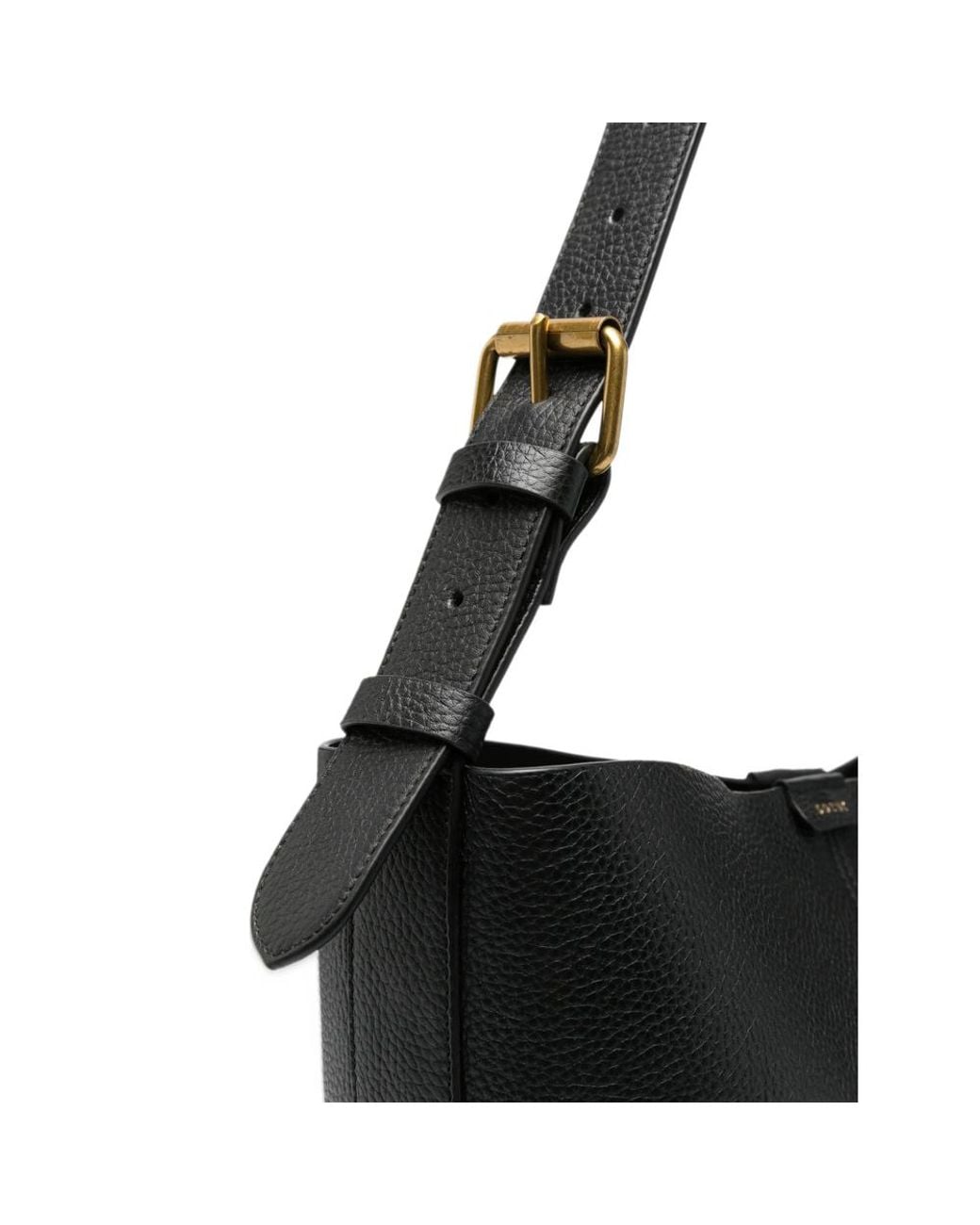 Pebbeld Soeur Saudade Pebbled-Leather Tote Bag in Black | Lyst
