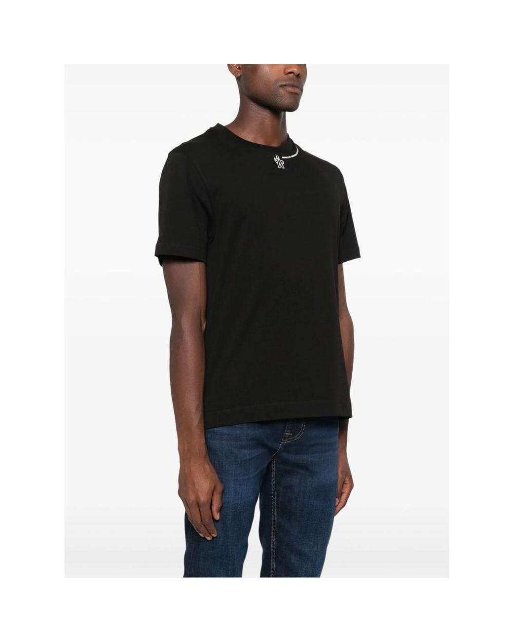 Moncler Black T-Shirts & Vests for men