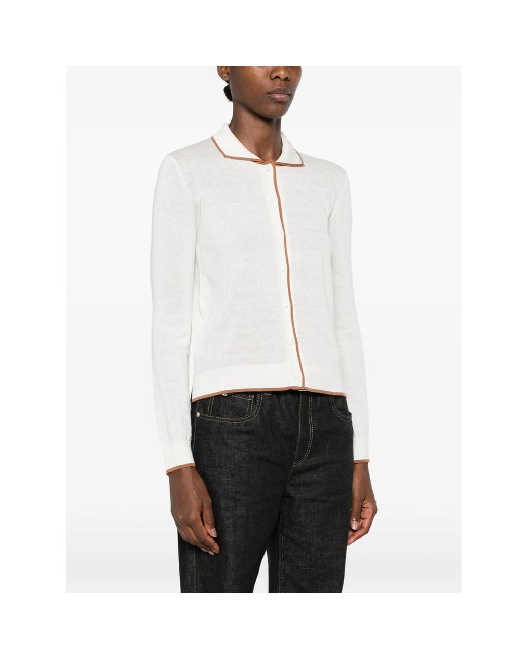 Max Mara White Knitwear